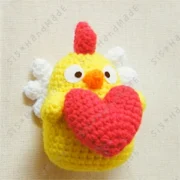 Chicky Cupid Valentine Doll Keyring