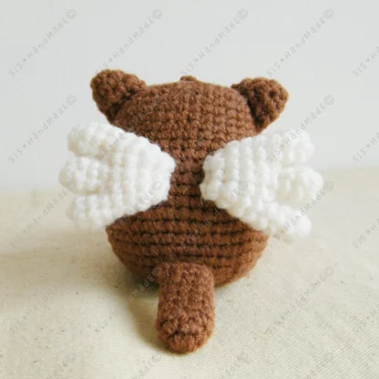 Coffee Neko Cupid Valentine Doll Keyring - Image 7