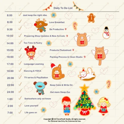Digital Sticker Happy Holidays V.1 - Image 3