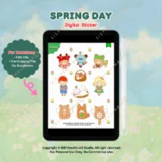 Digital Sticker Spring Day V.101