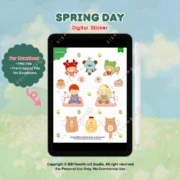 Digital Sticker Spring Day V.102