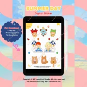 Digital Sticker Summer Day V.102